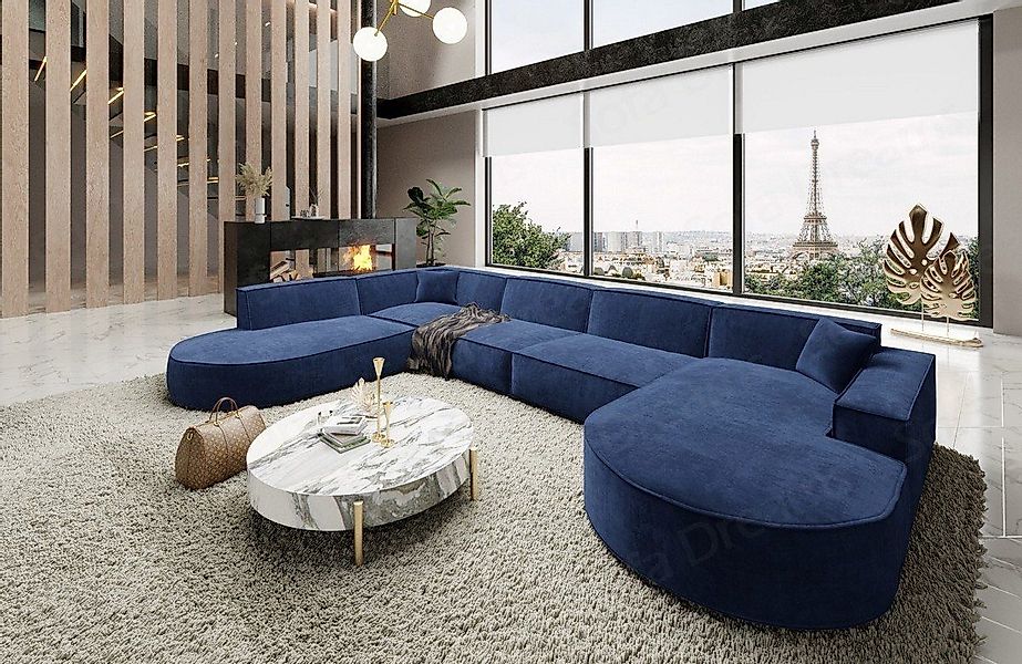 Sofa Dreams Wohnlandschaft Designer Stoff Sofa günstig online kaufen