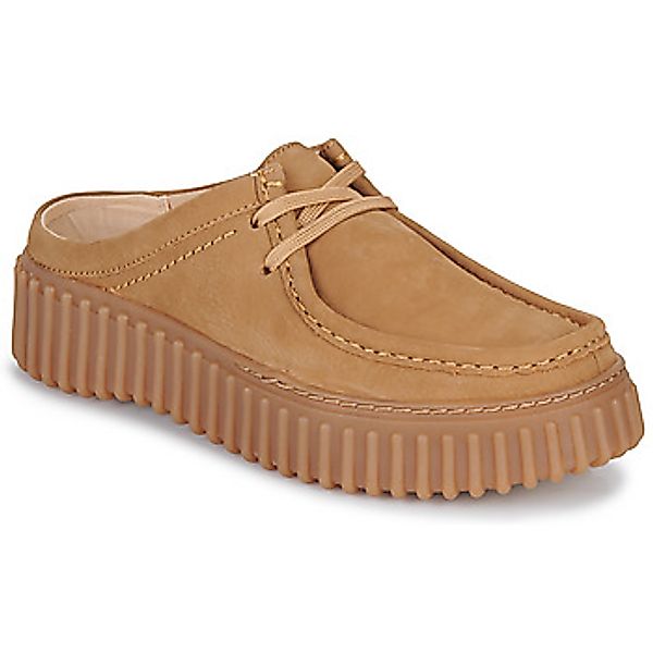 Clarks Clog "Torhill Mule", Plateausandale, Mules mit Plateausohle und Zier günstig online kaufen