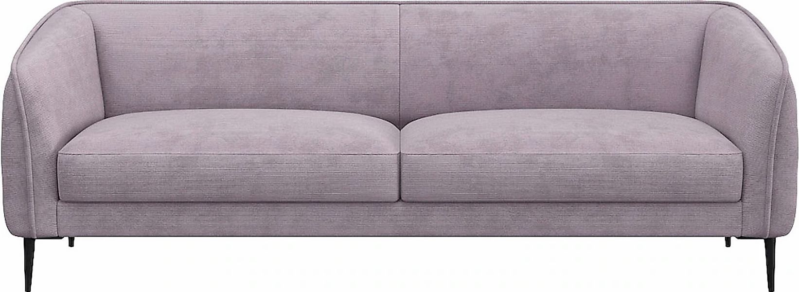 FLEXLUX 3-Sitzer "Belle Designsofa, Couch, bequem durch Kaltschaum im Sitz" günstig online kaufen
