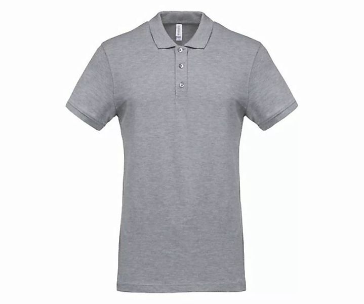 Kariban Poloshirt Herren Pique Baumwolle Kurzarm Basic Polohemd günstig online kaufen