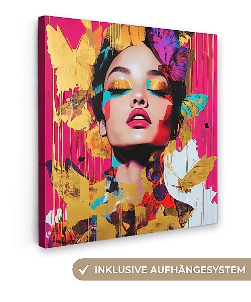 OneMillionCanvasses® Leinwandbild Frau - Abstrakt - günstig online kaufen