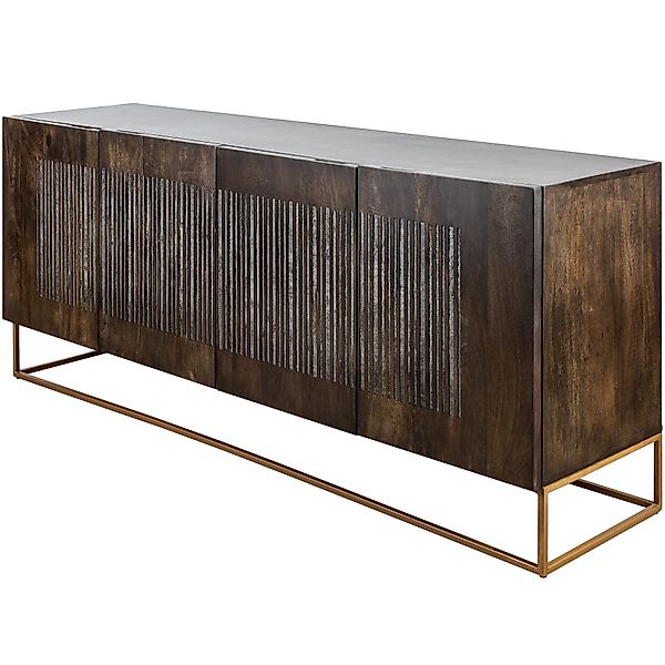 riess-ambiente Sideboard ONYX 180cm dunkelbraun / günstig online kaufen