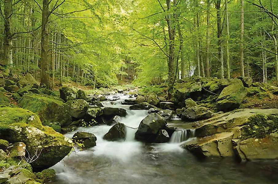 Papermoon Fototapete »Soft Water Stream« glatt günstig online kaufen