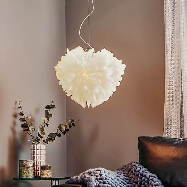 Slamp Veli Foliage Hängelampe weiß-transp. Ø 45cm günstig online kaufen