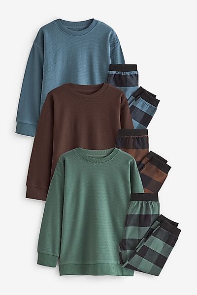 Next Pyjama Karierte Pyjamas aus Webstoff günstig online kaufen