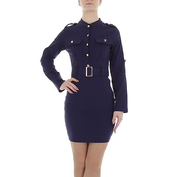 Ital-Design Minikleid Damen Freizeit Stretch Blusenkleid günstig online kaufen