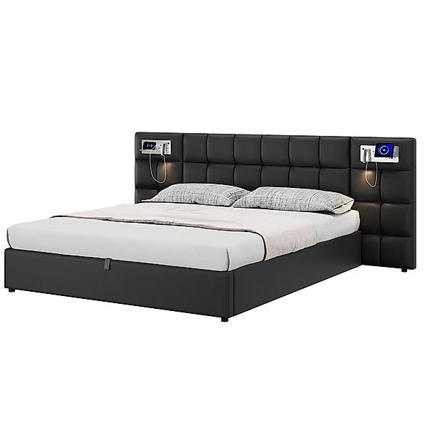 Flieks Polsterbett, Doppelbett 180x200cm mit hydraulischem günstig online kaufen