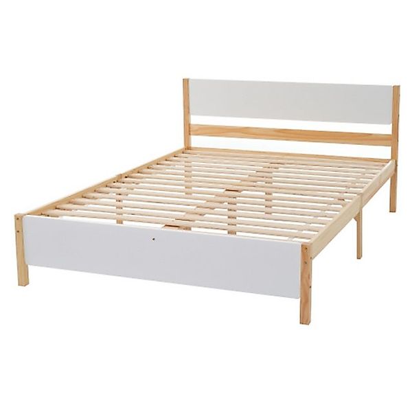 XDeer Holzbett Doppelbett, Holzbett,Erwachsenenbett, mit Kopf- und Fußteil, günstig online kaufen