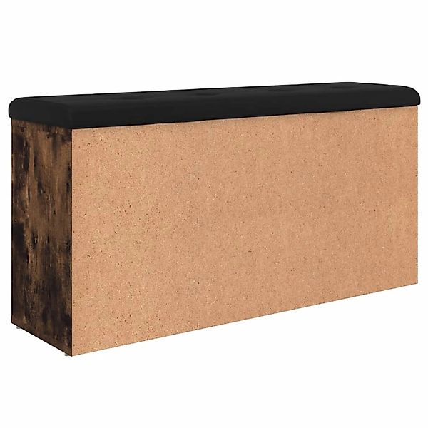 vidaXL Schuhbank Räuchereiche 102x32x50 cm Holzwerkstoff günstig online kaufen