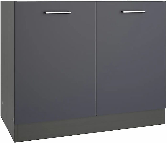 KOCHSTATION Spülenschrank "KS-Milan", HELD Möbel, Spülenschrank 100 cm, mat günstig online kaufen