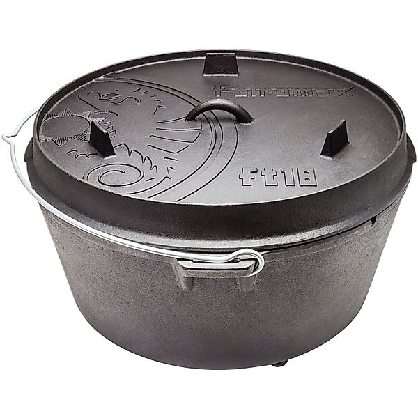 Petromax Dutch Oven FT18 Schwarz mit Standfüßen ca. 17,3, günstig online kaufen