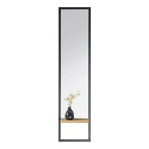 Garderoben Spiegel mit Ablage Rahmen aus Metall günstig online kaufen
