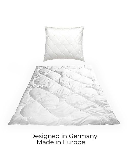 Welt der Träume Bettdecke + Kopfkissen Mikrofaser Bettdeckenset Set Bettdec günstig online kaufen