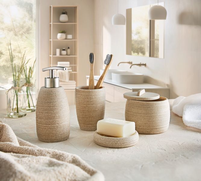 Kleine Wolke Seifenspender » Sand«, wasserfest günstig online kaufen