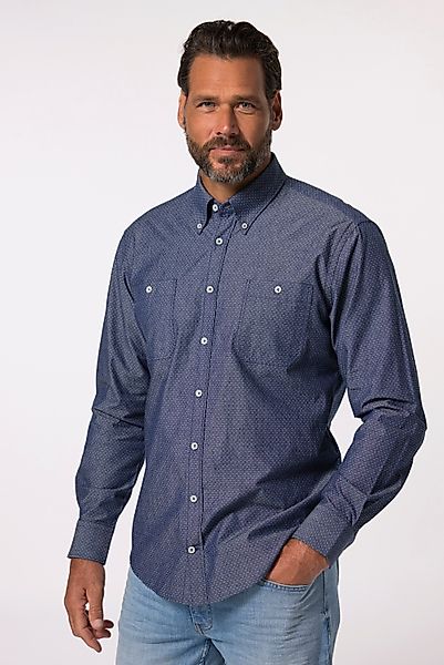 JP1880 Businesshemd JP 1880 Denimoptik-Hemd Langarm günstig online kaufen