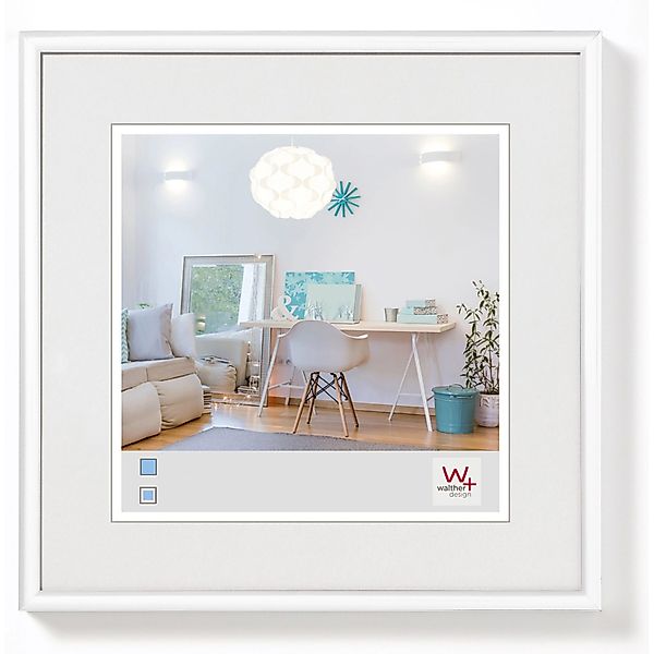 walther design New Lifestyle Kunststoff Bilderrahmen 10x10 cm KV010W günstig online kaufen