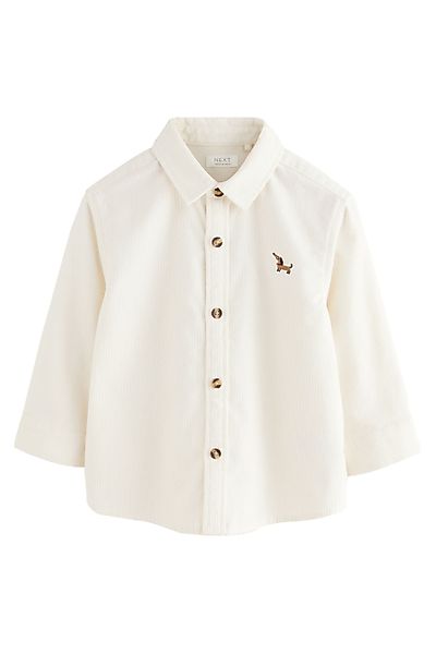 Next Langarmhemd Langärmelige Hemdjacke aus Cord günstig online kaufen