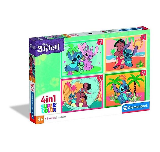 Clementoni® Puzzle Disney Lilo und Stitch 4-in-1 Puzzle Clementoni, Puzzlet günstig online kaufen