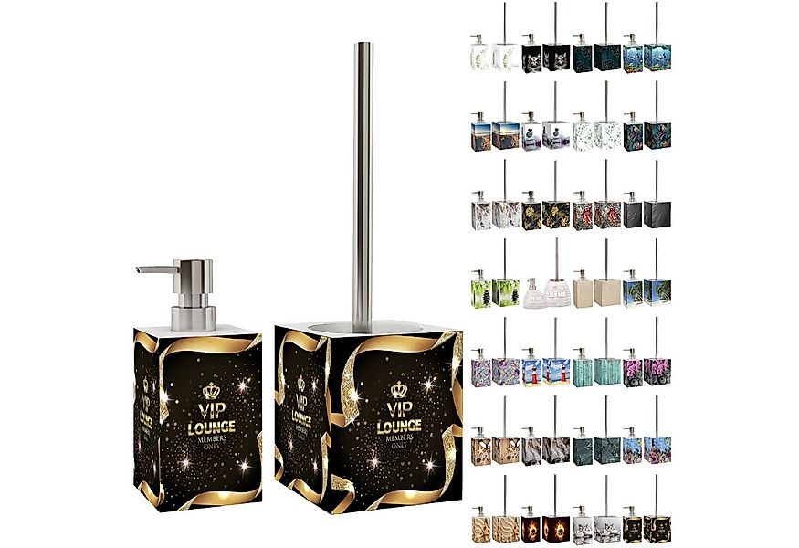 Sanilo Badaccessoire-Set mit Motiv, viele schöne Seifenspender und WC Bürst günstig online kaufen