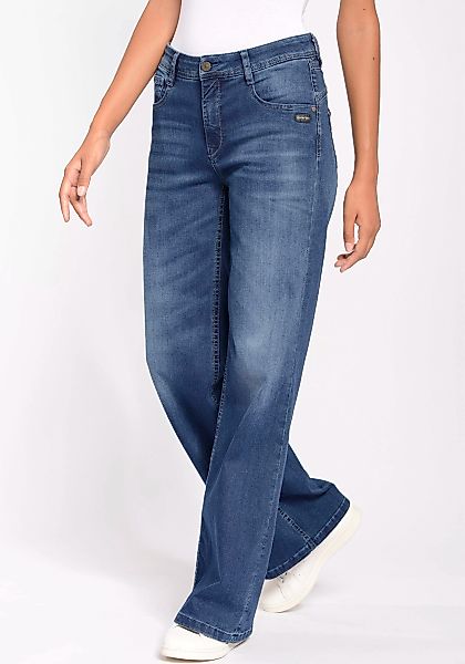 GANG Weite Jeans 94AMELIE WIDE mit Elasthan für die perfekte Passform günstig online kaufen