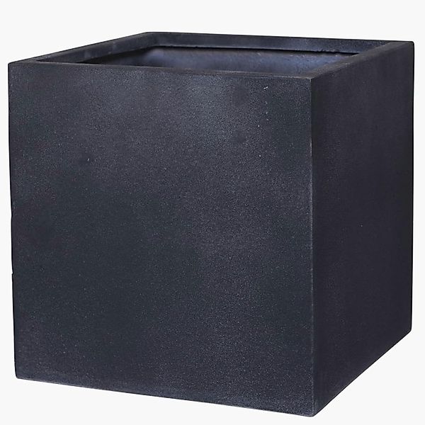 VIVANNO Pflanzkübel Fiberglas BLOCK Würfel - günstig online kaufen