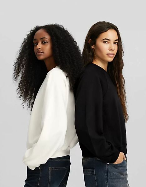 Bershka Doppelpack Sweatshirts Mit Raglanärmeln Damen L Kombiniert günstig online kaufen