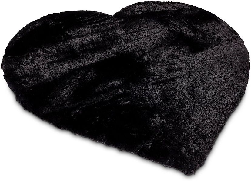 Gino Falcone Fellteppich Kuschelteppich Chiara, herzförmig, Höhe: 30 mm, Ku günstig online kaufen