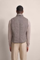 bugatti Kurzweste mit tonalem Fischgratmuster günstig online kaufen