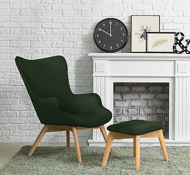 Home affaire Sessel »Nicko« wahlweise mit und ohne Hocker günstig online kaufen