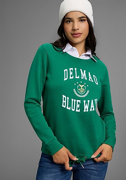 DELMAO Sweatshirt Weiche Baumwollmischung mit Print günstig online kaufen