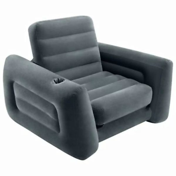 Intex Ausziehbarer Sessel 117x224x66 cm Dunkelgrau Aufblasbarer Sessel günstig online kaufen