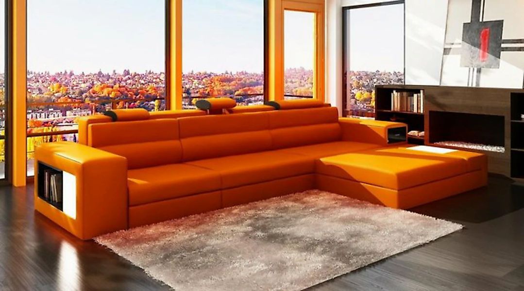 JVmoebel Ecksofa Ecksofa Ledersofa Wohnlandschaft L Form Sofa Couch Polster günstig online kaufen