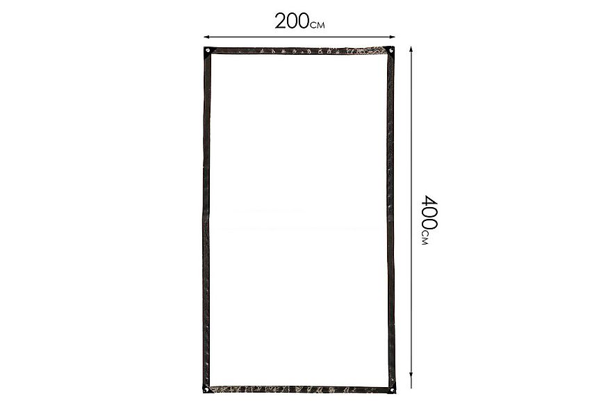 Clanmacy Schutzplane Wasserdichte Transparente Plane mit Ösen und Seil, Fal günstig online kaufen