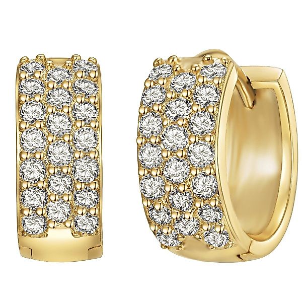 Lulu & Jane Paar Ohrstecker gelbgold, günstig online kaufen