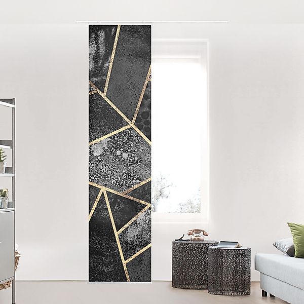 Bilderdepot24 Schiebegardine modern Flächenvorhang blickdicht Graue günstig online kaufen