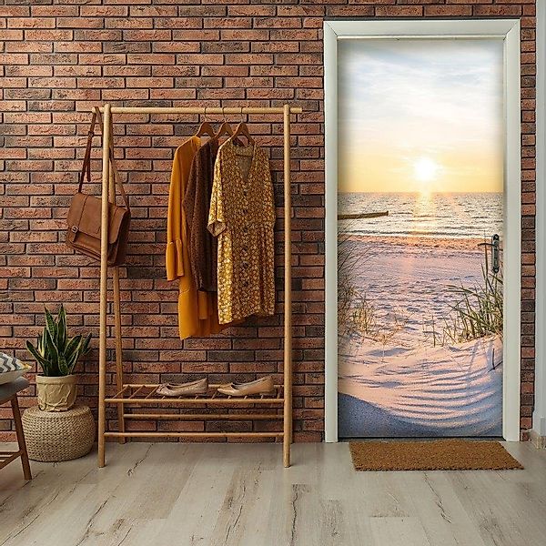 Wallarena Türtapete Strand Meer Natur Türposter günstig online kaufen
