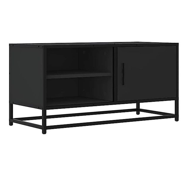 vidaXL TV-Schrank TV-Schrank Schwarz 80x34,5x40 cm Holzwerkstoff und Metall günstig online kaufen