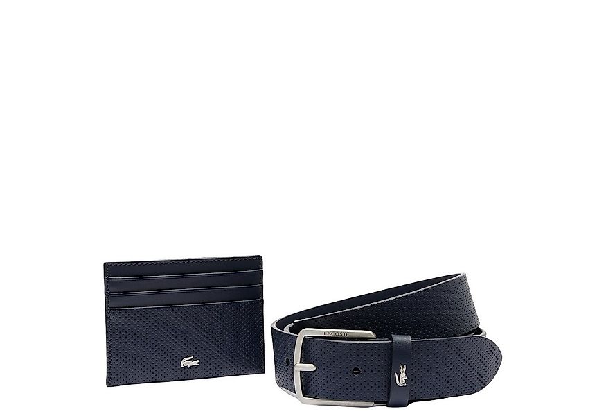 Lacoste Ledergürtel Accessoire Geschenkset - Kreditkartenetui 6cc und Gürte günstig online kaufen