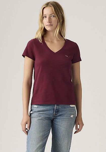 Levis V-Shirt "Perfect Tee" mit kleinem Batwing- Logo günstig online kaufen