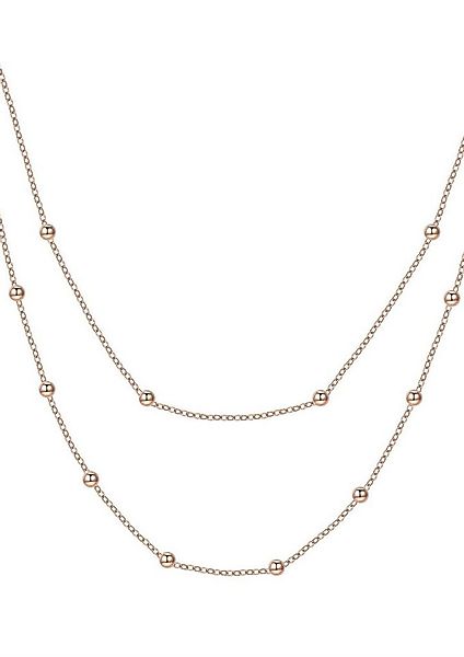 Hey Happiness Edelstahlkette Layer Kugeln, wasserfest, Mehrreihige Satellit günstig online kaufen