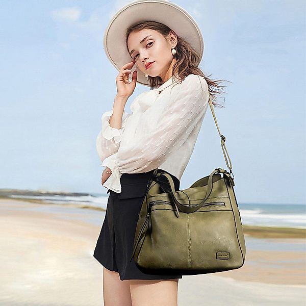 TAN.TOMI Schultertasche Damen Schultertasche Groß Shopper günstig online kaufen