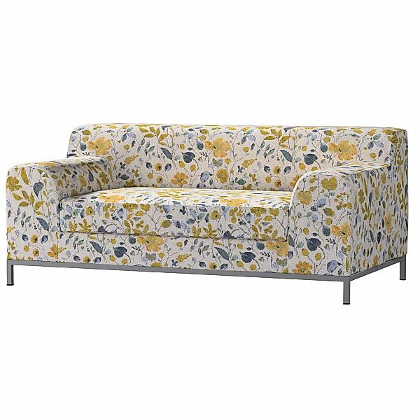 Bezug für Kramfors 2-Sitzer Sofa, gelb-blau, Sofahusse, Kramfors 2-Sitzer, günstig online kaufen