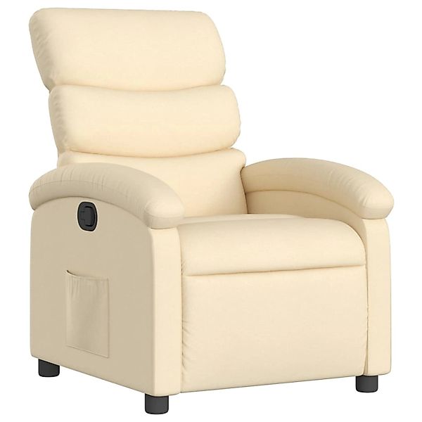 vidaXL Relaxsessel Cremefarbener Stoff 3205808 günstig online kaufen