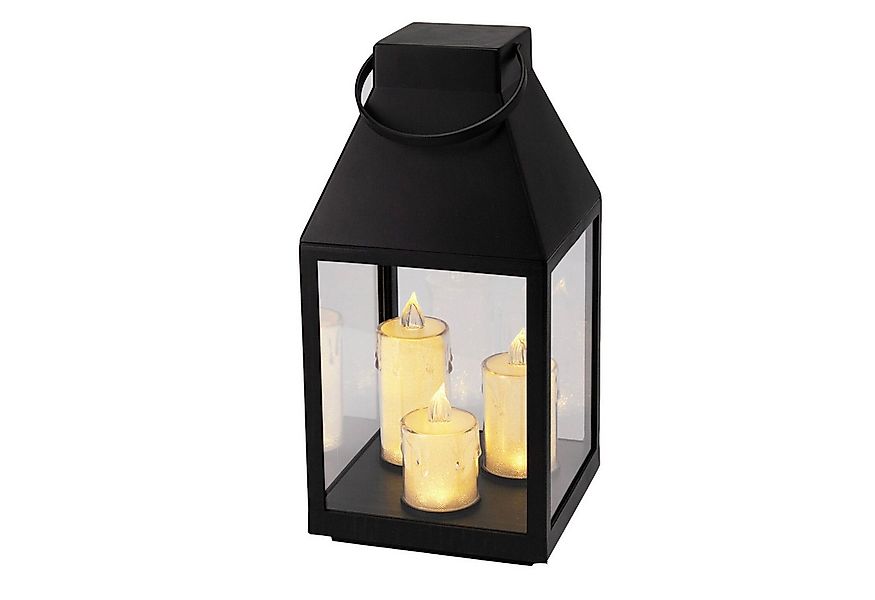 Mojawo Laterne Laterne Windlicht Stalllaterne Gartenlaterne 3 LED Kerzen Ti günstig online kaufen