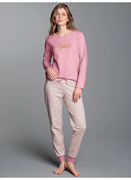 Trigema Schlafanzug "TRIGEMA Pyjama mit Katzenmotiv" 1 tlg. günstig online kaufen