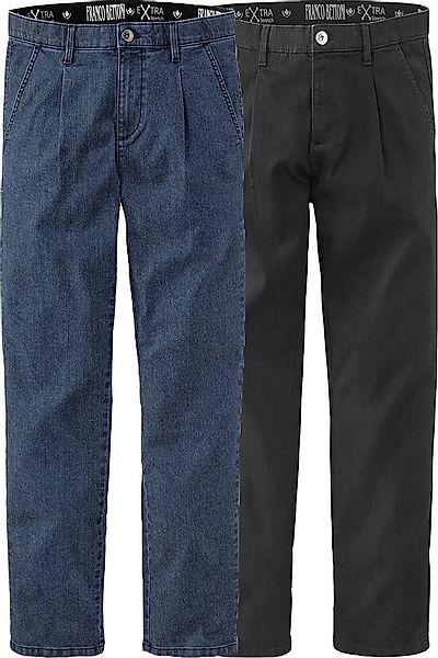Franco Bettoni Regular-fit-Jeans (Packung, 2er-Pack) innovativer Hosenbund günstig online kaufen