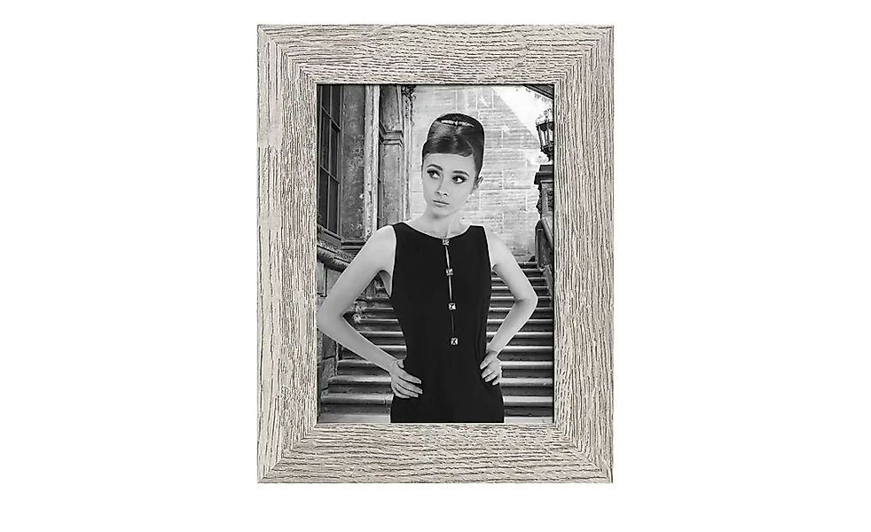 Bilderrahmen 13x18 cm  Hollywood ¦ grau ¦ Massivholz,Holz ¦ Maße (cm): B: 1 günstig online kaufen
