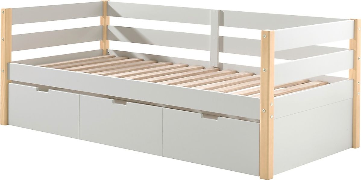 Vipack Einzelbett "Magrit, Kojenbett mit seitlichem Umbau, Liegefläche 90 x günstig online kaufen