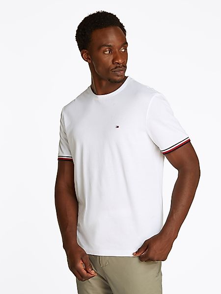 Tommy Hilfiger T-Shirt GLOBAL STRIPE CUFF günstig online kaufen