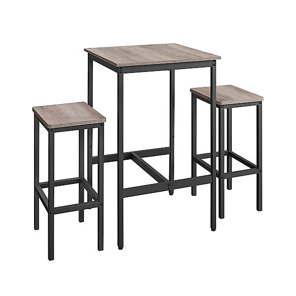 VASAGLE Bartisch Bartisch-Set, Esstisch(60 x 60 günstig online kaufen